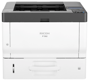 Imagen de la impresora en blanco y negro Ricoh P 502